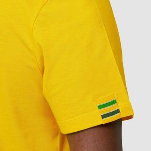 Ayrton Senna Fanwear Logo T-Shirt - Navy/Green/Yellow - image 14