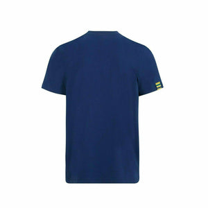 Ayrton Senna Men's Fanwear Flag T-Shirt - Navy - image 2