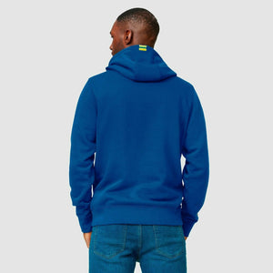 Ayrton Senna Men's Fanwear Logo Hoody- Navy - image 4