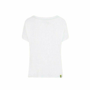 Ayrton Senna Women's Fanwear Flag T-Shirt- White - image 2