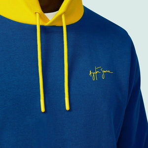 Ayrton Senna Men's Fanwear Stripe Hoody- Navy - image 2