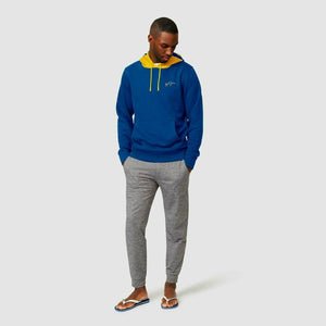 Ayrton Senna Men's Fanwear Stripe Hoody- Navy - image 6
