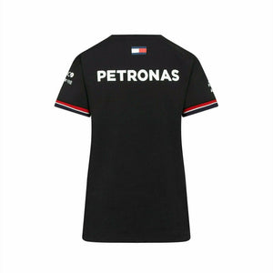 Mercedes Benz AMG Petronas F1 Women's Driver T-Shirt - Black/White - image 3