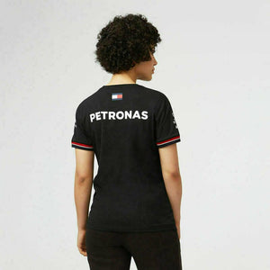 Mercedes Benz AMG Petronas F1 Women's Driver T-Shirt - Black/White - image 6