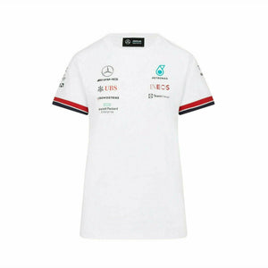 Mercedes Benz AMG Petronas F1 Women's Driver T-Shirt - Black/White - image 1