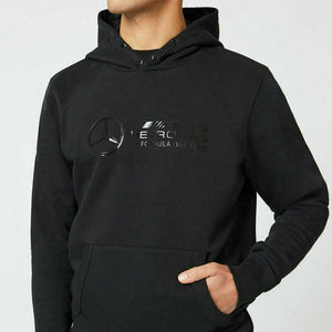 Mercedes Benz AMG Petronas F1 Unisex Stealth Large Logo Hoodie -Black - image 5