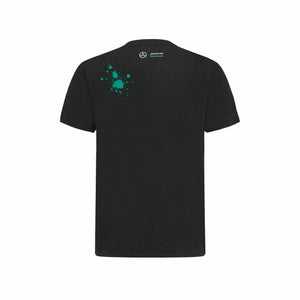 Mercedes Benz AMG Petronas F1 Men's George Russell #63 T-Shirt -Black/White - image 3
