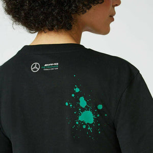Mercedes Benz AMG Petronas F1 Women's George Russell #63 T-Shirt -Black - image 6