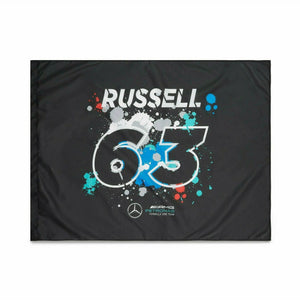 Mercedes Benz AMG Petronas F1 George Russell #63 Flag -Black - image 1