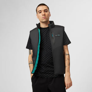 Mercedes AMG Petronas F1 Men's Lightweight Padded Vest - image 3