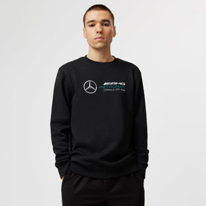 Mercedes AMG Petronas F1 Men's Crew Sweatshirt - image 3