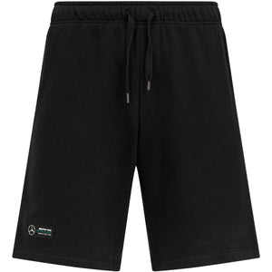 Mercedes AMG Petronas F1 Men's Sweat Shorts - Black/Grey - image 1