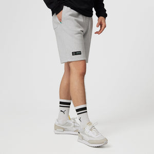 Mercedes AMG Petronas F1 Men's Sweat Shorts - Black/Grey - image 13