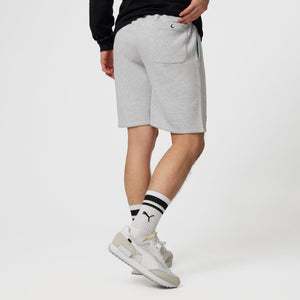 Mercedes AMG Petronas F1 Men's Sweat Shorts - Black/Grey - image 10