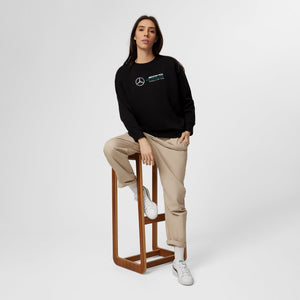 Mercedes AMG Petronas F1 Women's Crew Logo Sweatshirt - image 3