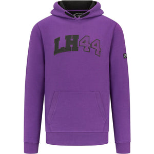 Mercedes AMG Petronas F1 Lewis Hamilton Hooded Sweatshirt - Black/Purple - image 2