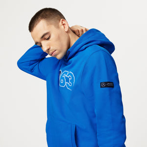 Mercedes AMG Petronas F1 George Russell Hooded Sweatshirt - Black/Blue - image 9