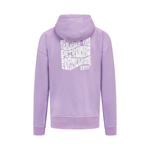 Mercedes AMG Petronas F1 Unisex Retro Hoodie - Mint/Lilac/Blue - image 5