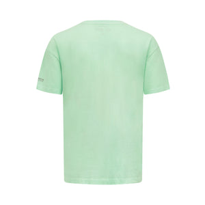 Mercedes AMG Petronas F1 Retro T-Shirt - Mint/Lilac/Blue - image 4