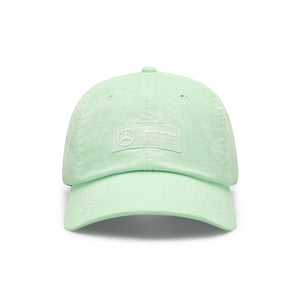 Mercedes AMG Petronas F1 Retro Cord Dad Baseball Hat - Mint/Lilac/Blue - image 5