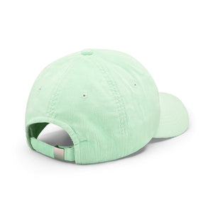 Mercedes AMG Petronas F1 Retro Cord Dad Baseball Hat - Mint/Lilac/Blue - image 2