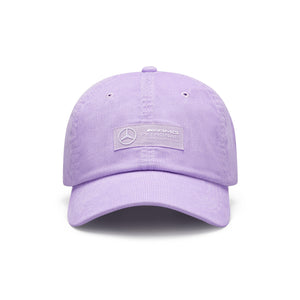Mercedes AMG Petronas F1 Retro Cord Dad Baseball Hat - Mint/Lilac/Blue - image 7