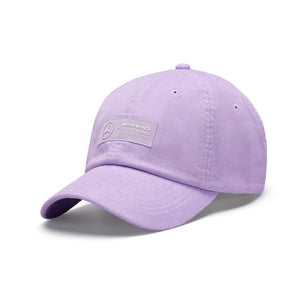 Mercedes AMG Petronas F1 Retro Cord Dad Baseball Hat - Mint/Lilac/Blue - image 3