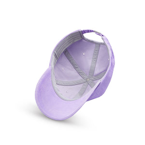 Mercedes AMG Petronas F1 Retro Cord Dad Baseball Hat - Mint/Lilac/Blue - image 9