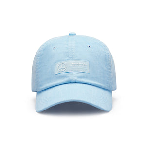 Mercedes AMG Petronas F1 Retro Cord Dad Baseball Hat - Mint/Lilac/Blue - image 10