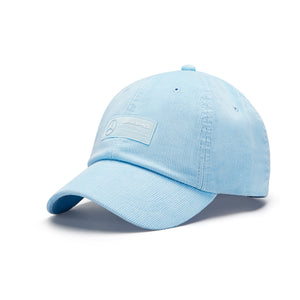 Mercedes AMG Petronas F1 Retro Cord Dad Baseball Hat - Mint/Lilac/Blue - image 4