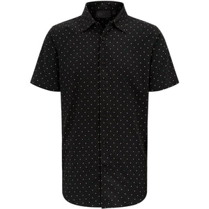 Mercedes AMG Petronas F1 Men's Polka Dot Button-Up Shirt - image 1