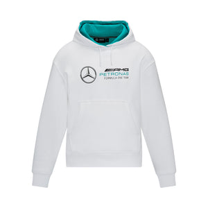 Mercedes AMG Petronas F1 Women's Oversized Hoodie - Black/White - image 2