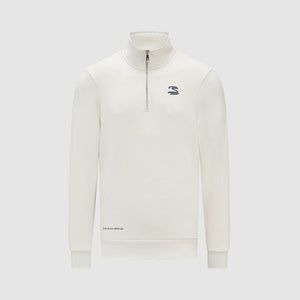Ayrton Senna Seasonal 1/4 Zip Sweater - White - image 1