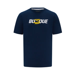 Ayrton Senna Men's "Busque" T-Shirt - Navy/White - image 1
