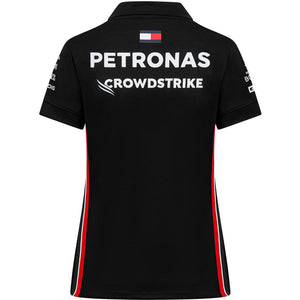Mercedes AMG Petronas F1 Women's Team Polo Shirt - Black/White - image 3