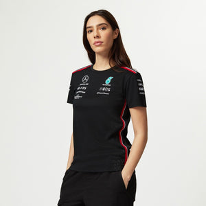 Mercedes AMG Petronas F1 Women's Driver T-Shirt - Black/White - image 5