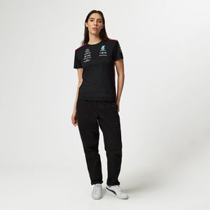 Mercedes AMG Petronas F1 Women's Driver T-Shirt - Black/White - image 8