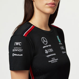 Mercedes AMG Petronas F1 Women's Driver T-Shirt - Black/White - image 11