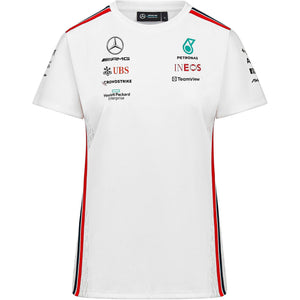 Mercedes AMG Petronas F1 Women's Driver T-Shirt - Black/White - image 1
