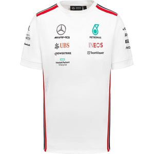 Mercedes AMG Petronas F1 Men's Driver T-Shirt - Black/White - image 1