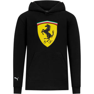 Scuderia Ferrari F1 Kids Big Shield Hoodie Sweatshirt -Red/Black - image 1