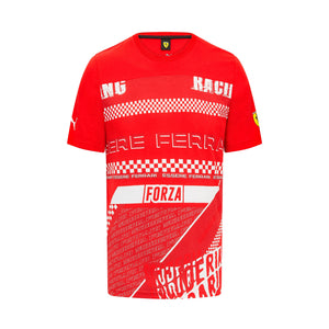 Scuderia Ferrari Men's Puma Graphic T-Shirt-Red/Black - image 1