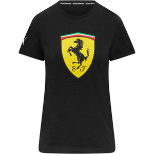Scuderia Ferrari Women's Puma Large Shield Logo T-Shirt-Red/Black - image 2