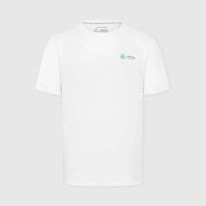 Mercedes Benz AMG Petronas F1 Men's Small Logo T-Shirt - Black/White - image 2