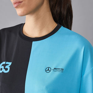 Mercedes AMG Petronas F1 Women's George Russell T-shirt Dress - Black - image 5
