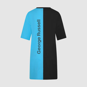 Mercedes AMG Petronas F1 Women's George Russell T-shirt Dress - Black - image 2