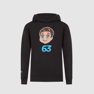 Mercedes AMG Petronas F1 Kids George Russell Hoodie - Youth Black - image 1