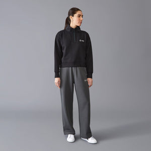 Mercedes AMG Petronas F1 Women's Relaxed Fit 1/4 Zip Sweater - Black - image 7
