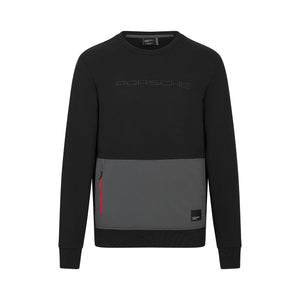 Porsche Motorsport Utility Crew Sweatshirt - Black - image 1