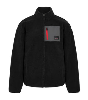 Porsche Motorsport Utility Sherpa Fleece Sweatshirt - Black - image 1